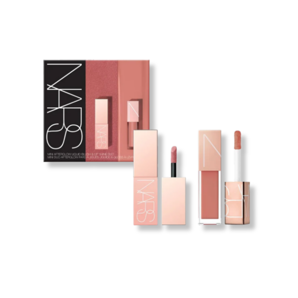 Nars	Mini afterglow Liquid Blush + Lip Shine Duo