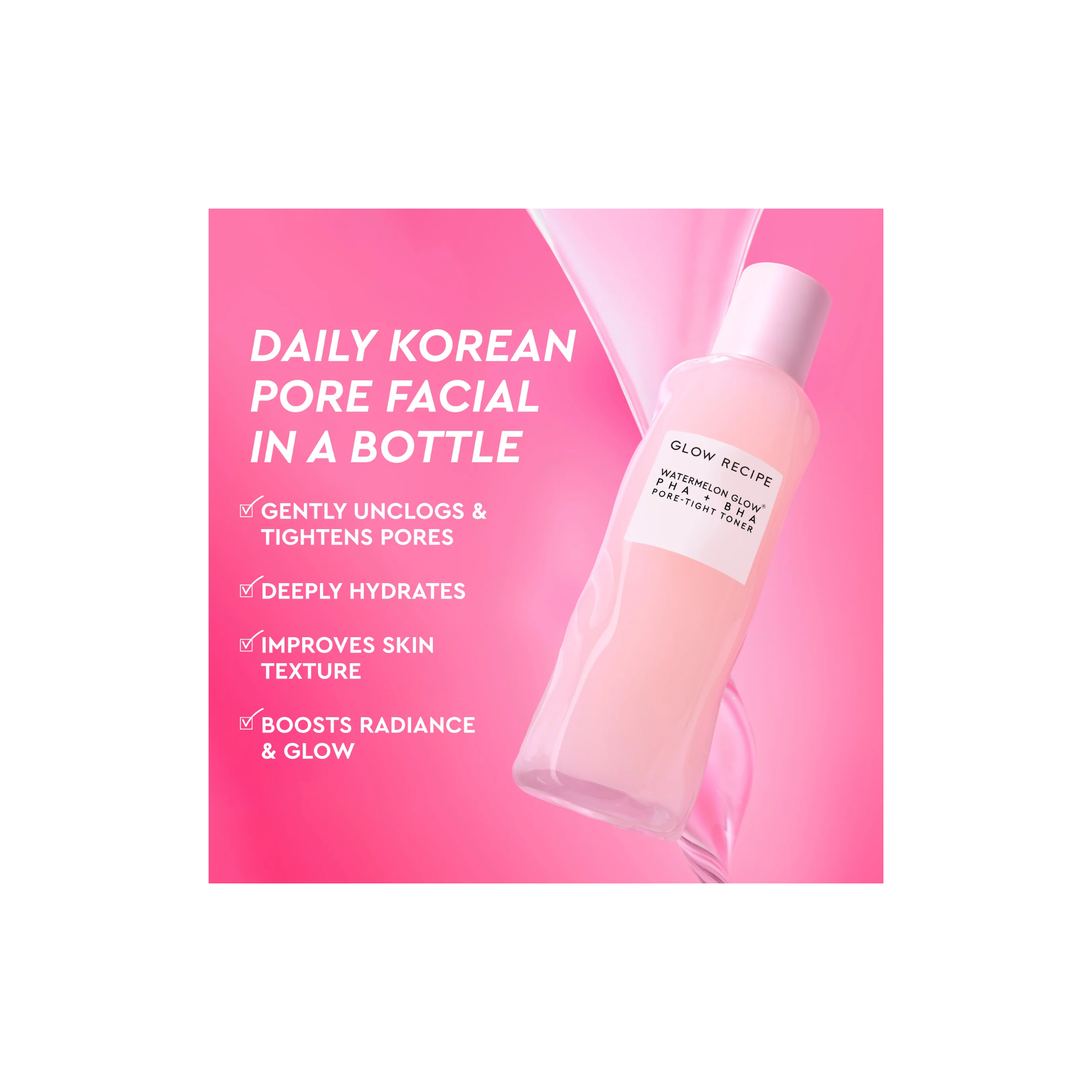 Glow Recipe Watermelon Glow PHA + BHA Pore-tight toner - Image 3