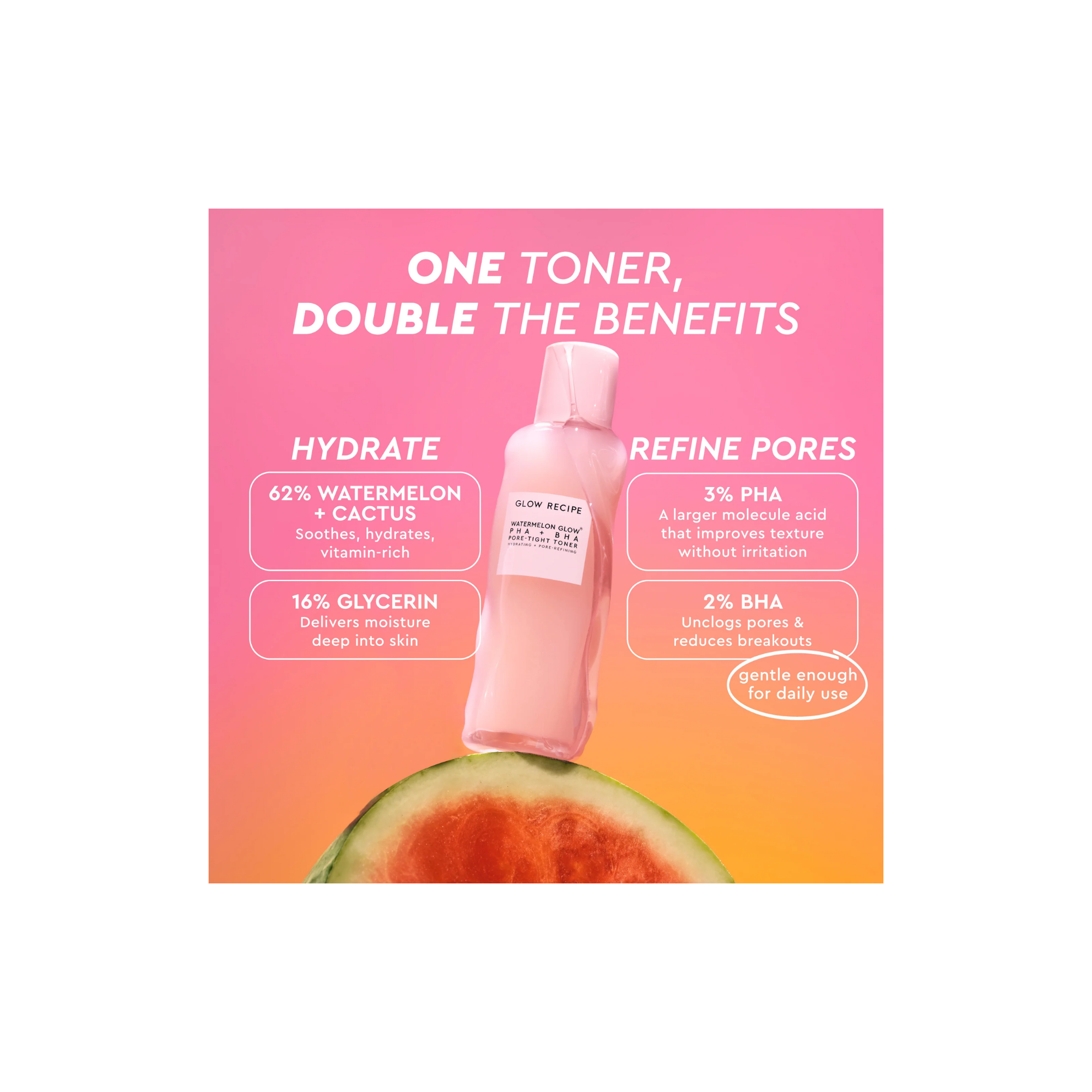 Glow Recipe Watermelon Glow PHA + BHA Pore-tight toner - Image 5
