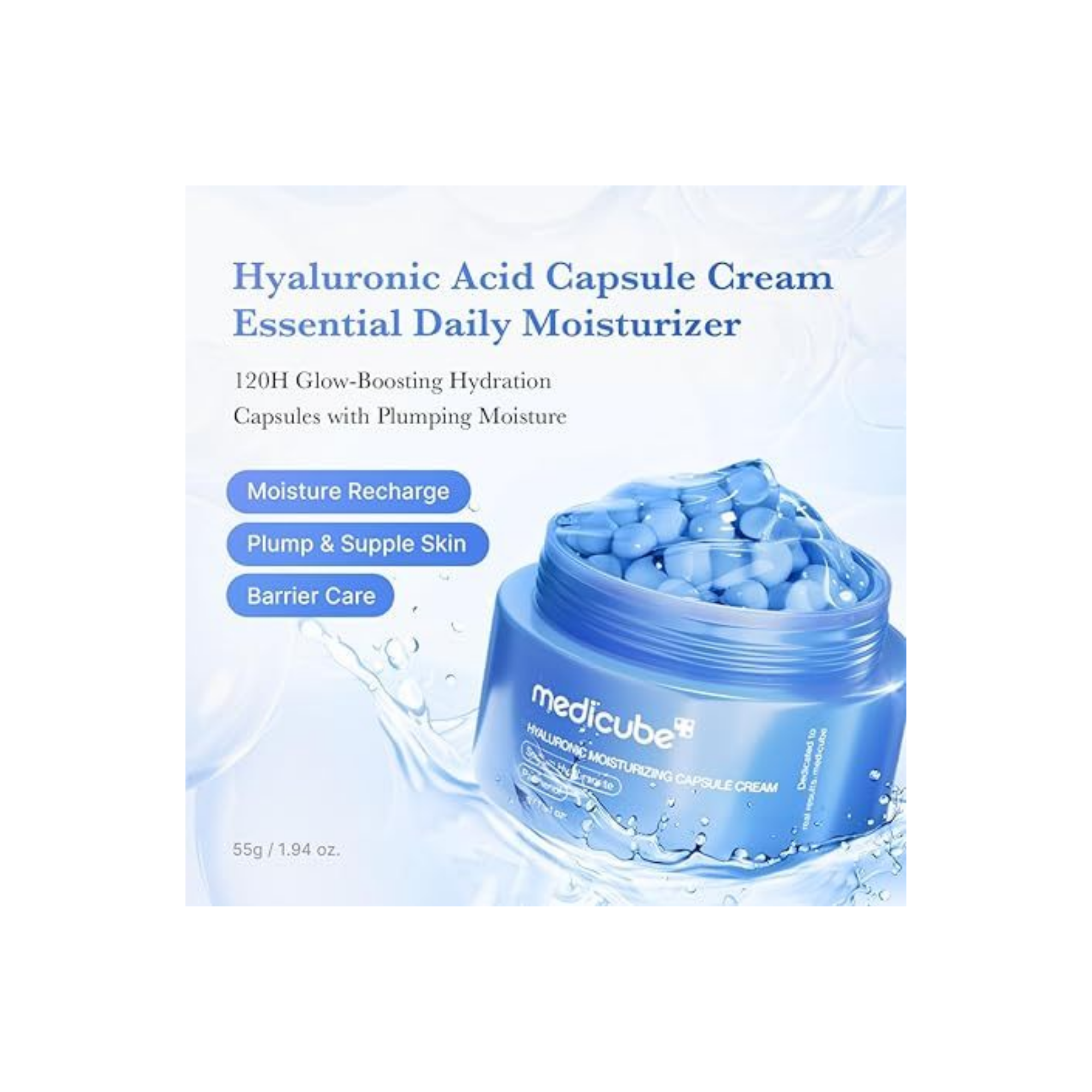 Medicube Hyaluronic Moisturizing Capsule Cream - Image 3