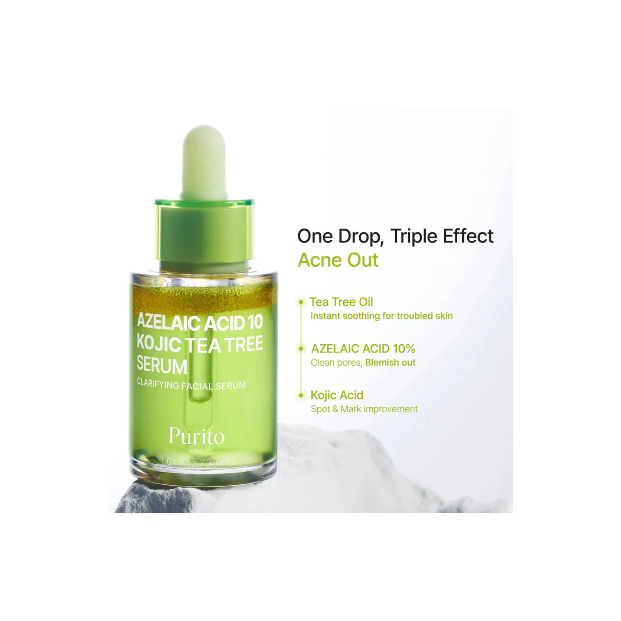 Purito SEOUL Azelaic Acid 10 Kojic Tea Tree Serum - Image 5